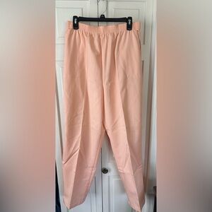 Vintage Trend Set Peach Pull-On Pants | Size 34 / XL